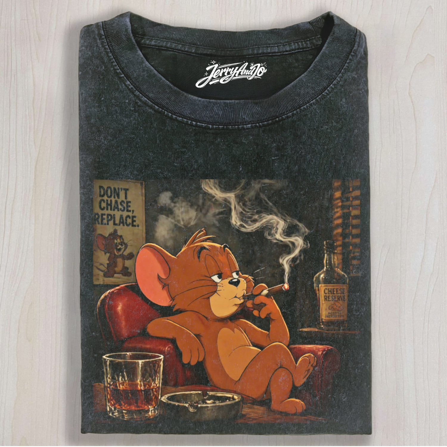 CARTOON MOUSE SMOKING SHIRT NN-0186