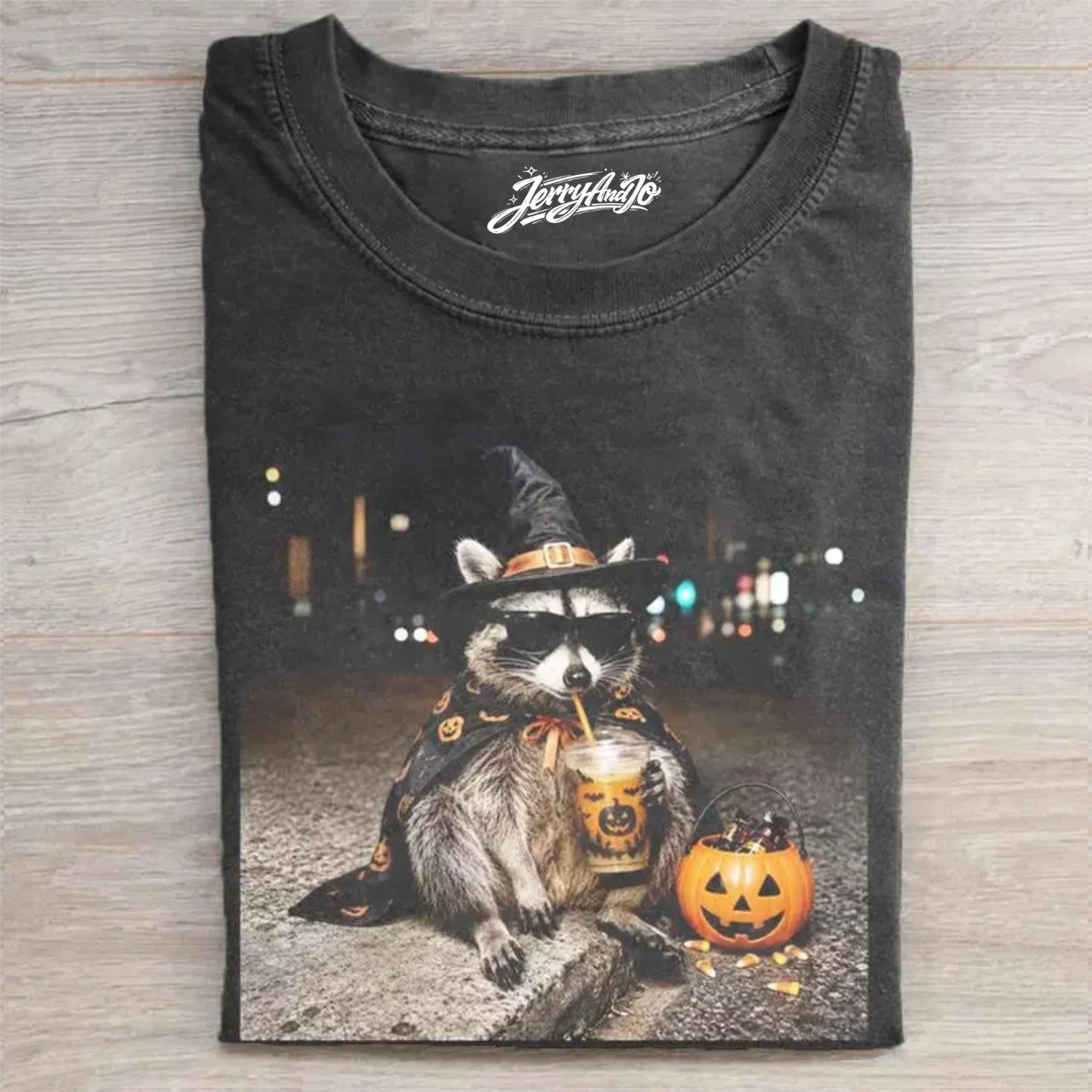 RACCOON HALLOWEEN SHIRT NN-0201