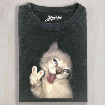 WACKY CAT MEME SHIRT NN-0209